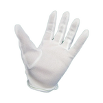 Microfiber Gloves Manufacturer - High Quality White Polyester Latex-free Powder-free Carbon Fiber Dust-Free Thin for Jewelry