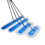 ESD Flat Mop Manufacturer - Factory Price 90cmx17cm Anti-Static Industrial Cleaning Microfiber Stripe for Cleanroom