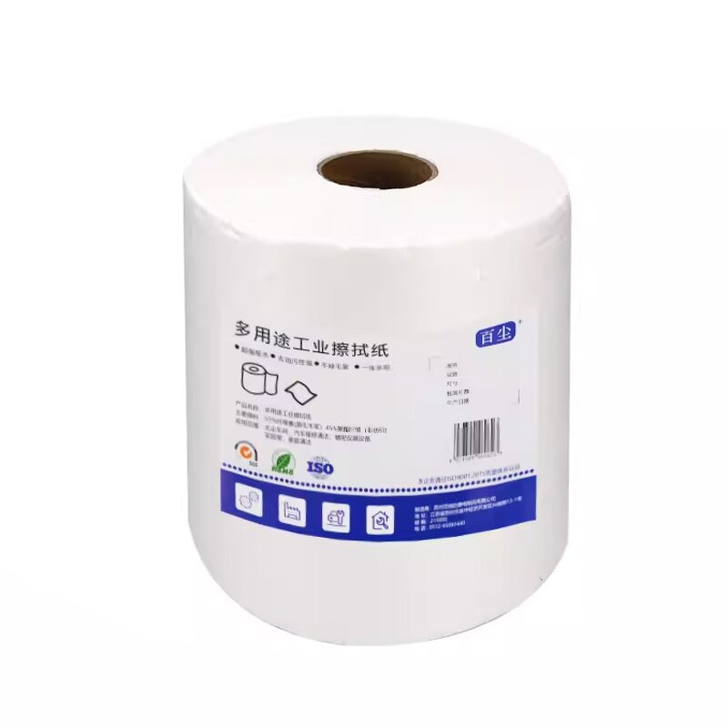 Blue Roll Wipers Manufacturer - 500pcs Spunbond Lint-Free for Industrial Cleanroom & Electronics