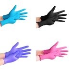 Disposable Nitrile Gloves Manufacturer - Customizable Sizes & Designs Stretchy Multi-Colored for Healthcare Tattooing