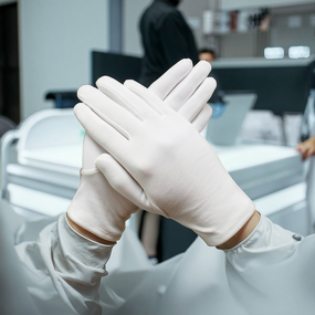 Cotton Safety Gloves Manufacturer - Optimized Work Inspection Performance High Quality Thick Soft