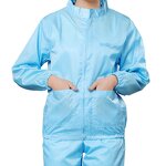 ESD Clothes Manufacturer - Factory Supply Hot Sale Striped Reusable Anti-Static Suits