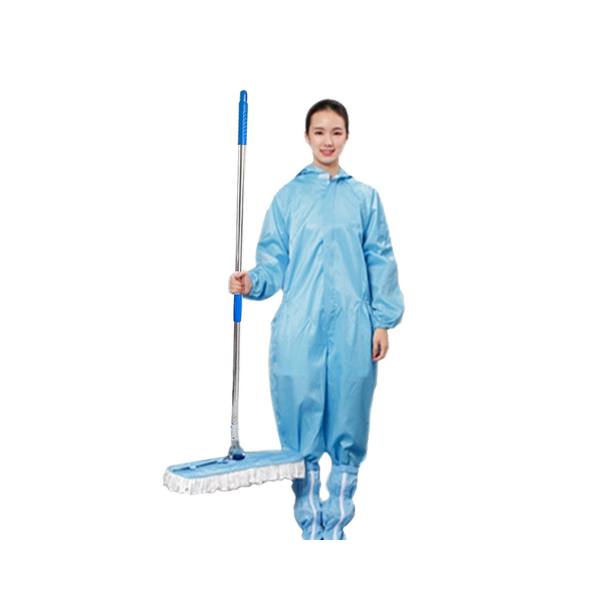 ESD Flat Mop Manufacturer - Factory Price 90cmx17cm Anti-Static Industrial Cleaning Microfiber Stripe for Cleanroom