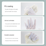 Anti-Static Nylon Gloves Manufacturer - 10 Pairs Coated Protective Breathable Wear-Resistant for Electronic Factory Workshop
