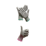 Anti-Static Nylon Gloves Manufacturer - Durable Coated Protective Breathable for Electronics Factory Workshop