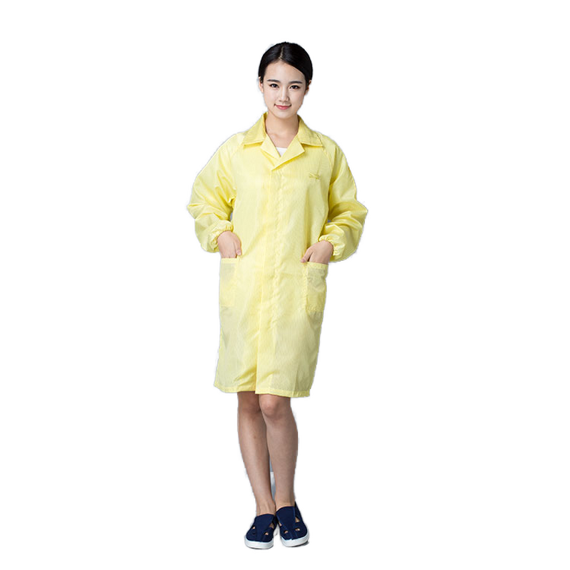Anti-Static Lab Coat Manufacturer - Cotton Long Sleeve Fireproof ESD for Sensitive Environments