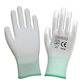 Protective Gloves Manufacturer - Breathable Anti-Static Nylon Coated Wear-Resistant for Electronics Garden Factory Workshop