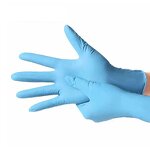 Nitrile Gloves Manufacturer - Waterproof Multifunctional Blue Thickened Wear-Resistant Kitchen Textured Surface Food-Grade