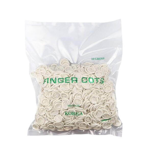 Finger Sleeve Manufacturer - OEM White Latex Multi-purpose Medium Comfortable Finger Tips ESD Finger Cot