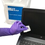 Industrial Wipes Manufacturer - Free Soft Ultrasonic Cutting Dustless Eco-Friendly White Cloth Square 15x15cm