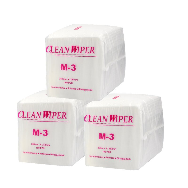 Cleanroom Wipes Manufacturer - M3 Lint-Free 4 Folded Nonwoven Multi-Purpose Square Wiper