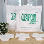 Clean Room Wiper Cloths Manufacturer - 1009LE 100% Polyester Lint-Free Eco-Friendly Square Industrial