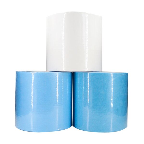 Disposable Cleaning Wipes Manufacturer - Blue Lint-Free Dust-Free Non-Woven Polyester Wiper Roll 500pcs for Laboratory