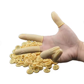 Finger Sleeve Manufacturer - OEM White Latex ESD Finger Cot Multi-Purpose Medium Comfortable Hand Arm Protection