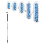 Cleanroom Mop Manufacturer - Lightweight Microfiber Handle Static-Free Eco-Friendly Non-Vacuum Washable for Pharma Lab