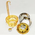 Stainless Steel Chafing Dish Manufacturer - Low Price 8L Capacity Hotel Supplies Buffet with Hanging Lid Heated Alcohol Fuel