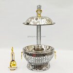 Stainless Steel Luxury Chafing Dish Manufacturer - Arabic Unique Design Hotel Banquet 8.0L for Catering Buffet with Hanging Lid