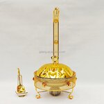 Golden Hanging Chafing Dish Manufacturer - New Design Hot Pot Hotel and Restaurant Supplies Equipment Food Heaters Buffet