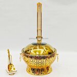 Stainless Steel Chafing Dish Manufacturer - Low Price 8L Capacity Hotel Supplies Buffet with Hanging Lid Heated Alcohol Fuel