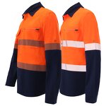 Hi Vis Workwear Shirt Manufacturer - Customized Logo 100% Polyester Ripstop Soft Safety Reflective for Engineering ZW470