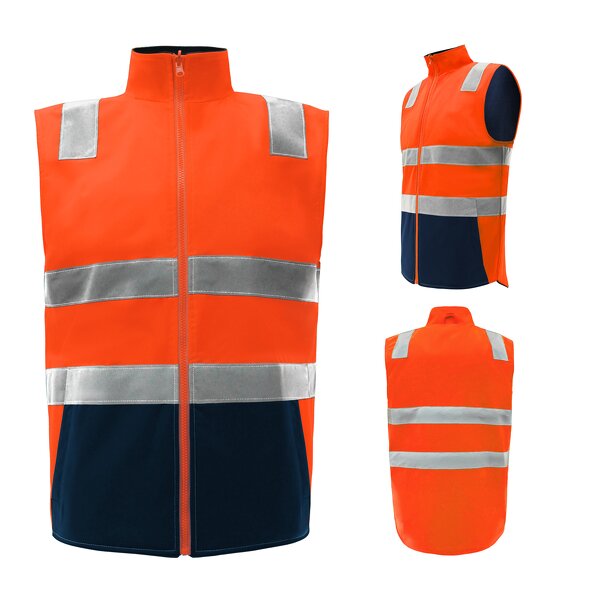 Hi-Vis Reflective Vest Manufacturer - Workwear Day/Night Reversible Taped Safety Vest
