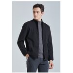 Men's Jacket Manufacturer - Spring Autumn New Business Short Style Standing Collar Male MJ-01