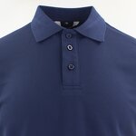 Men's Polo Shirt Manufacturer - 100% Polyester Knitted Short Sleeve Fine Pique Fabric Breathable Fitness Logo Print Unisex