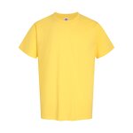 Cotton T-Shirt Manufacturer - Wholesale 200gsm Custom Printed Plain Knitted Fabric with Casual Short Sleeves