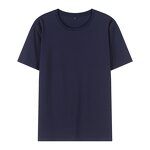 Casual T-Shirt Manufacturer - Wholesale 95% Cotton 5% Spandex 185gsm Short Sleeve Custom Plain for Man and Woman