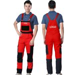 Industrial Safety Bib Pants Manufacturer - Factory New Design Workwear Uniform Overalls Cargo Work Pants for Men