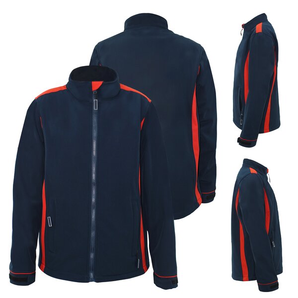 Men's Workwear Jacket Manufacturer - OEM Custom Waterproof Winter Softshell Fashion Zip up Male