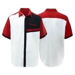 Men's Workwear Shirts Manufacturer - Customizable Polyester Industrial Design for Machine Repair Work
