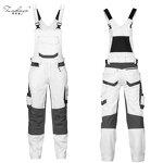 Men's Hi Vis Cargo Bib Pants Manufacturer - Custom Multi Pockets Reflective Tape Working Uniform