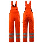 Bib Pants Overalls Manufacturer - Multiple Pockets Function Man Orange Trousers Mechanic