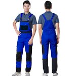Industrial Safety Bib Pants Manufacturer - Factory New Design Workwear Uniform Overalls Cargo Work Pants for Men