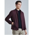 Men's Jacket Manufacturer - Spring Autumn New Business Short Style Standing Collar Male MJ-01