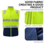 Reversible Hi-Vis Reflective Vest Manufacturer - Double Sided Day/Night Taped Workwear Safety MJ-01