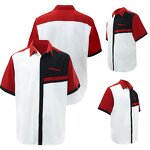 Men's Workwear Shirts Manufacturer - Customizable Polyester Industrial Design for Machine Repair Work