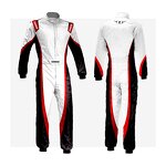Motorcycle Racing Suit Manufacturer - Go Kart Windproof Auto One-Piece Race Set Overall Wear RJ11