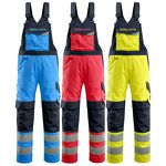 Reflective Bib Pants Manufacturer - Factory Price Split Worker Wear Safety High Visibility Ski Men Suspenders