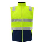 Reversible Hi-Vis Reflective Vest Manufacturer - Double Sided Day/Night Taped Workwear Safety MJ-01