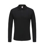 Men's Long Sleeve Polo Shirt Manufacturer - O-Neck 100% Cotton Fitness Knitted