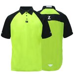 Men's Hi Vis Polo T-Shirt Manufacturer - 100% Polyester High Visibility Customizable Workwear Reflective Fluorescent for Summer RP-01S