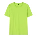 Casual T-Shirt Manufacturer - Wholesale 95% Cotton 5% Spandex 185gsm Short Sleeve Custom Plain for Man and Woman