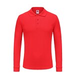 Men's Long Sleeve Polo Shirt Manufacturer - O-Neck 100% Cotton Fitness Knitted