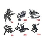 Antistatic Tweezers Manufacturer - GI Wholesales Esd 259 Tip Replacing 130mm Silver Carbon Fiber Stainless Steel