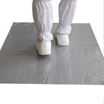 Cleanroom Sticky Door Mat Manufacturer - GI Dust Removal 30 Layers 24x36inch Gray for Cleaning Shoes