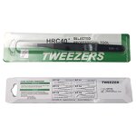 ESD Anti-static Tweezer Manufacturer - Eyelash Extension Industrial Components Maintenance Stainless Steel Black