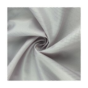 Antistatic ESD Fabric Manufacturer - GI Lint Free Washable Conductive 5mm Grid Polyester Carbon for Workwear