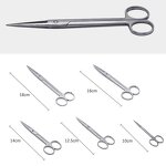 Stainless Steel Scissors Manufacturer - Multifunctional Straight Elbow Pointed for Beauty Eyebrows Beard Hair Pet Nail